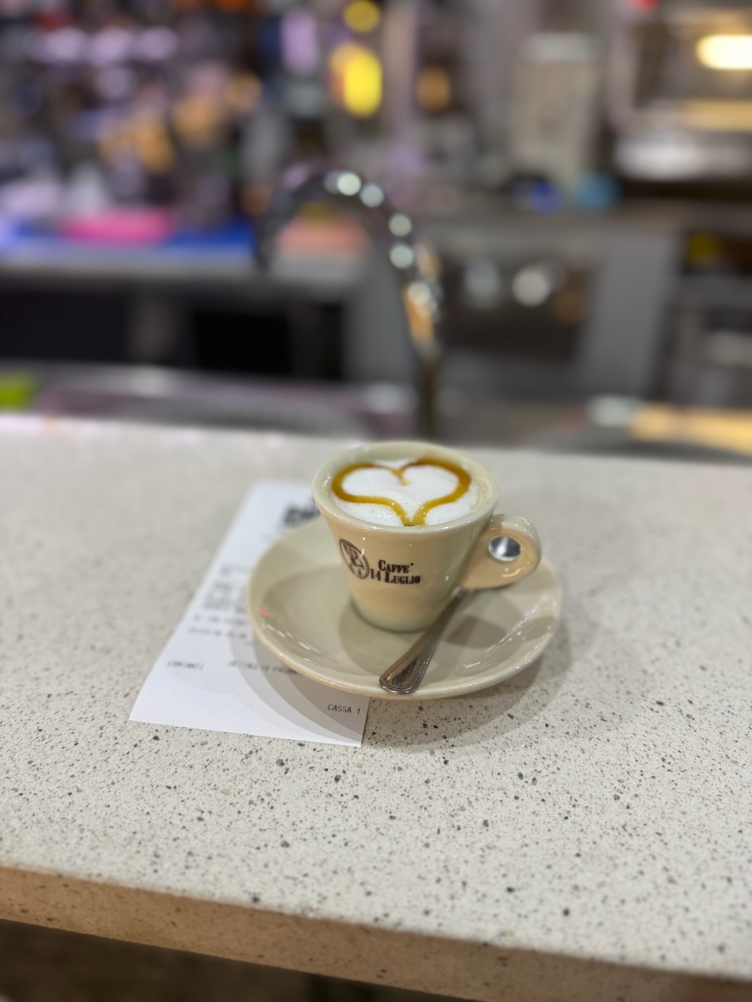 Caffè latte art — Bar Romagna Cervia